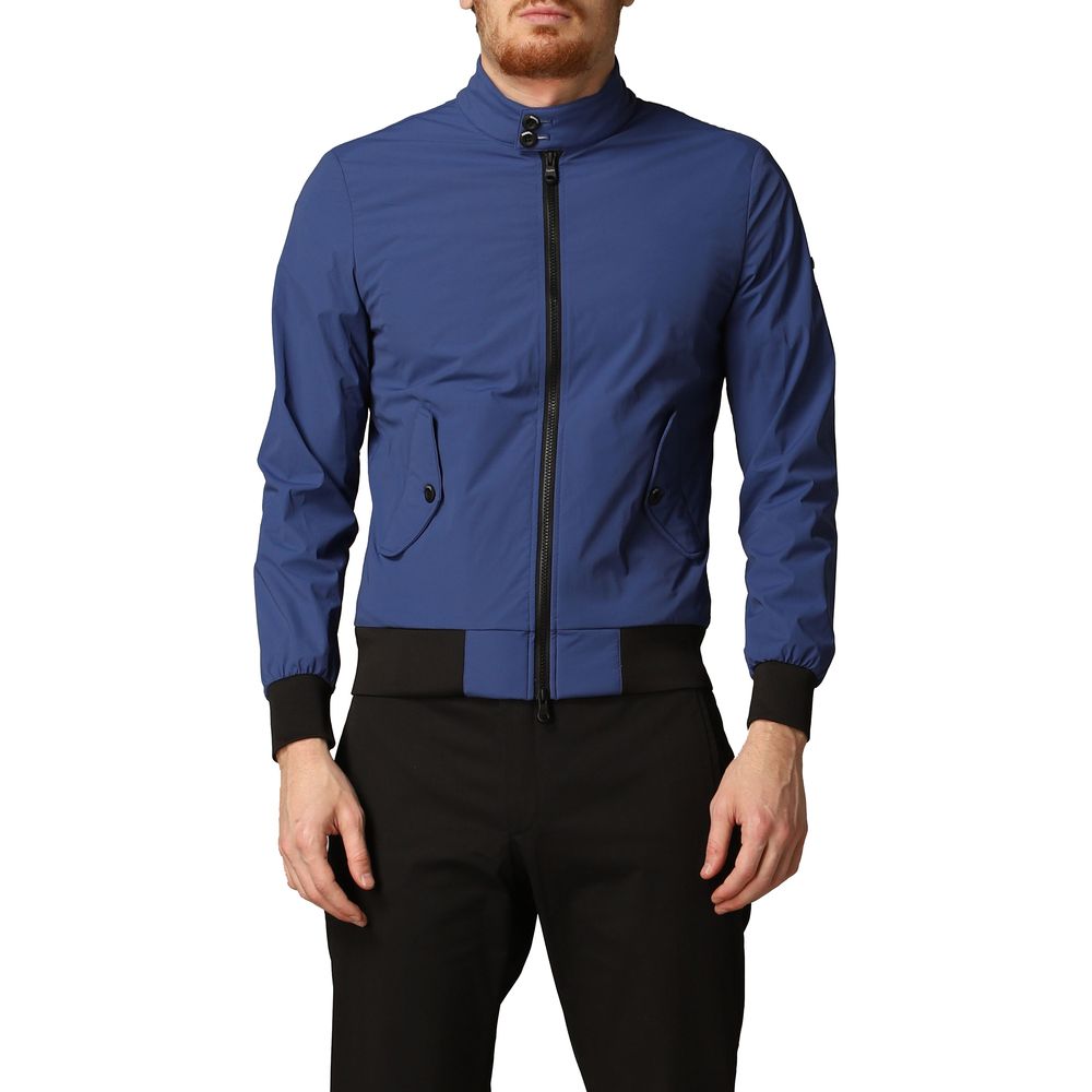 RefrigiWear Men's Bomber Jacket – Blue Bielastic