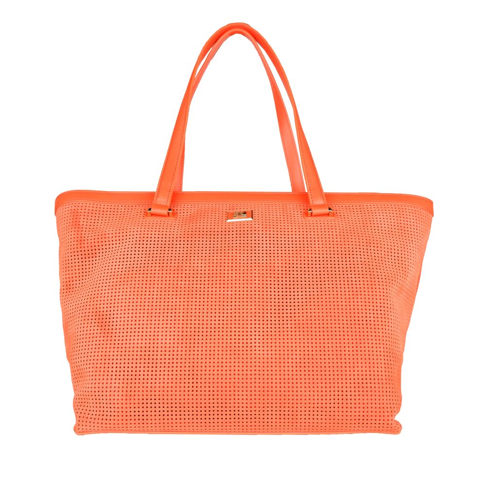 - Orange Calfskin Women Handbag