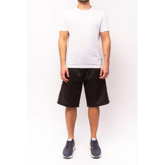 - Sleek Anniversary Striped Bermuda Shorts