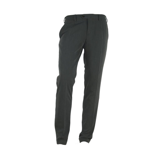- Elegant Italian Gray Trousers for Men