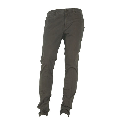 - Elegant Italian Cotton Blend Pants