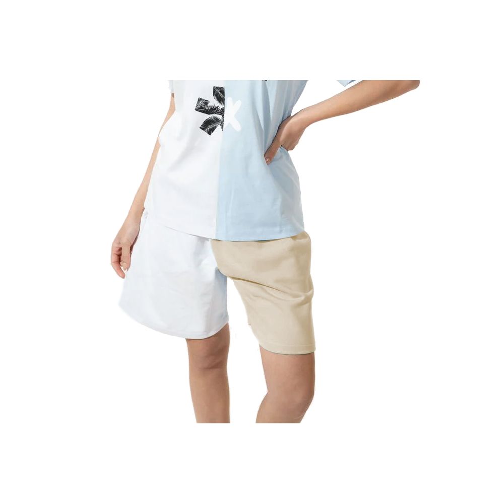 Chic Two-Tone Logo Shorts by Comme Des Fuckdown