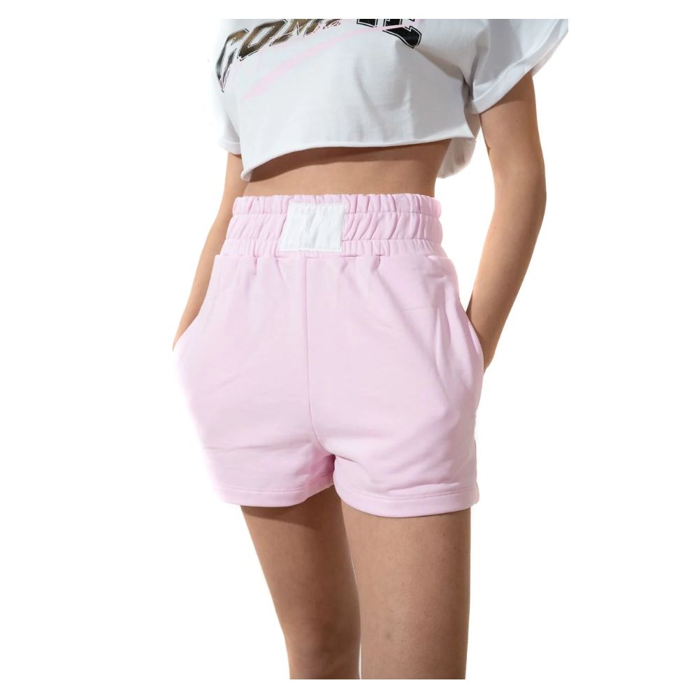 Chic Stretch Cotton Logo Shorts by Comme Des Fuckdown