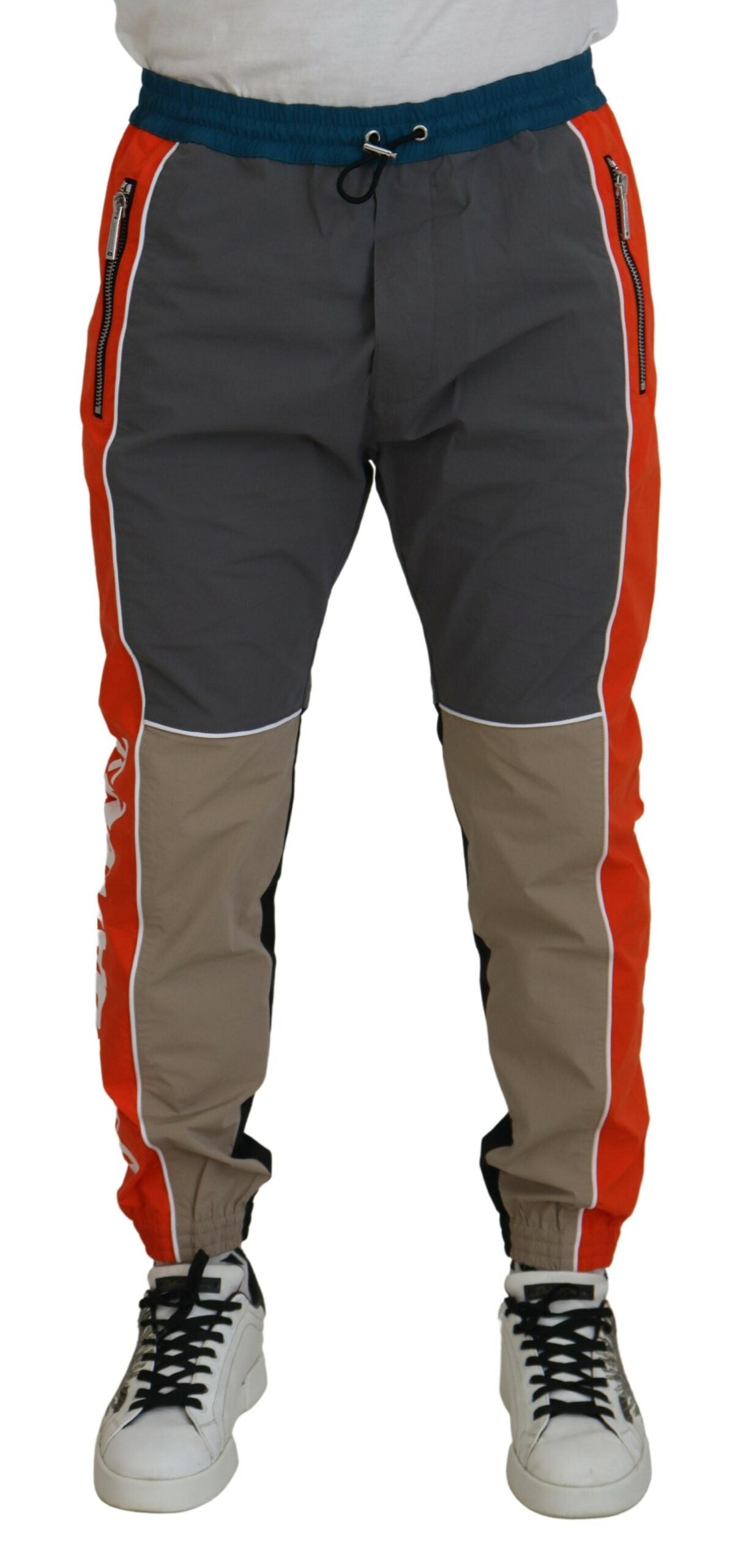 - Multicolor Patchwork Cotton Jogging Pants