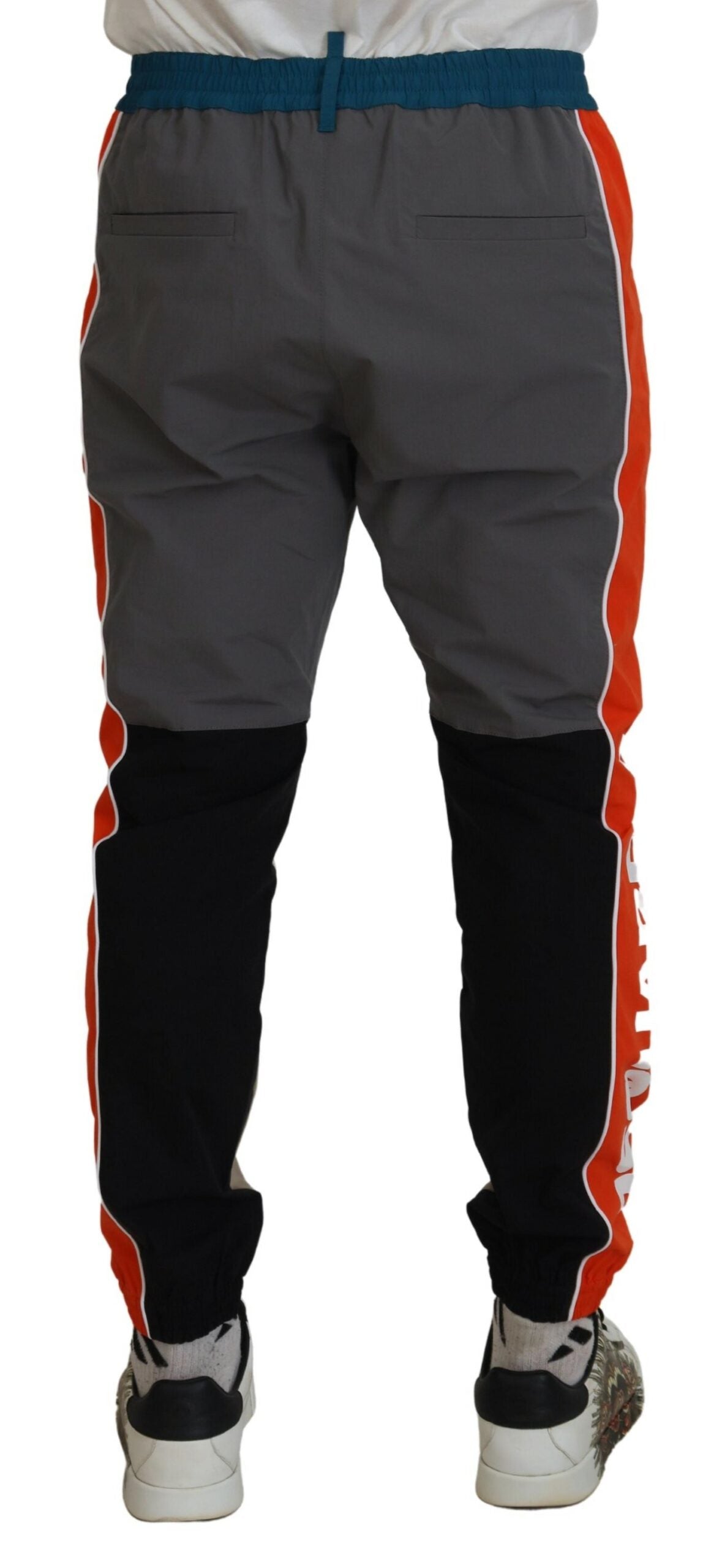 - Multicolor Patchwork Cotton Jogging Pants