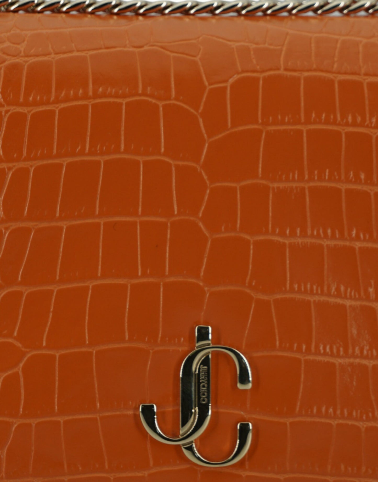 - Amber Orange Leather Shoulder Bag