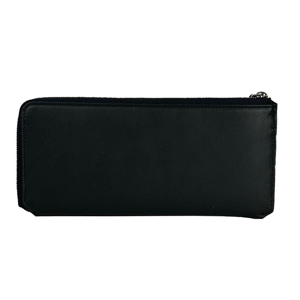 - Elegant Black Leather Travel Organizer