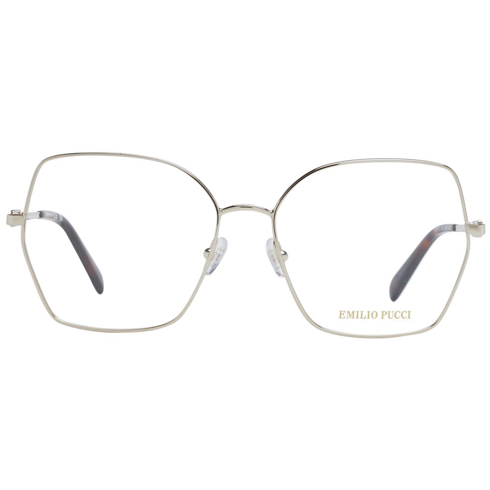 Emilio Pucci Women's Optical Glasses – Gold Butterfly Frame, 56mm