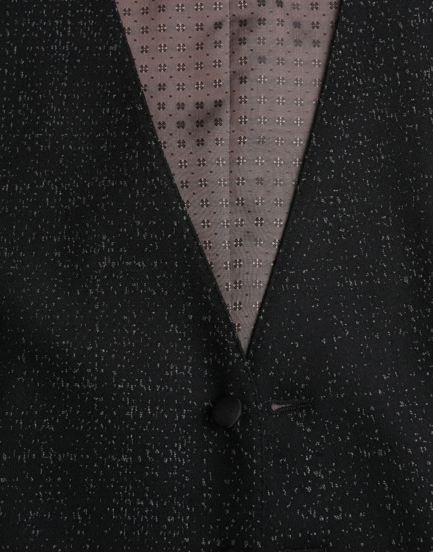 - Black Brown Silk Waistcoat Dress Formal Vest
