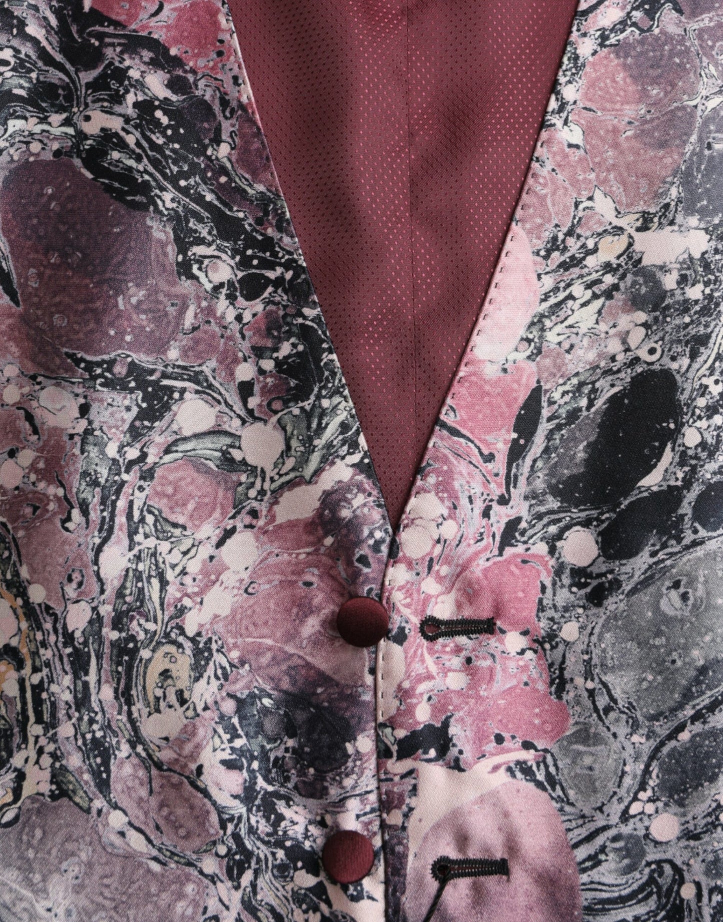 - Multicolor Galaxy Silk Waistcoat Formal Vest