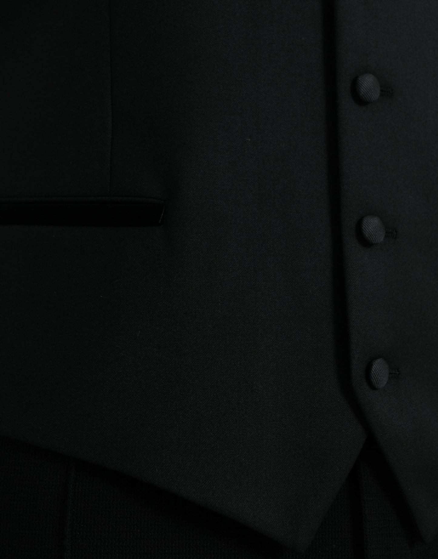 - Black Silk Waistcoat Dress Formal Vest