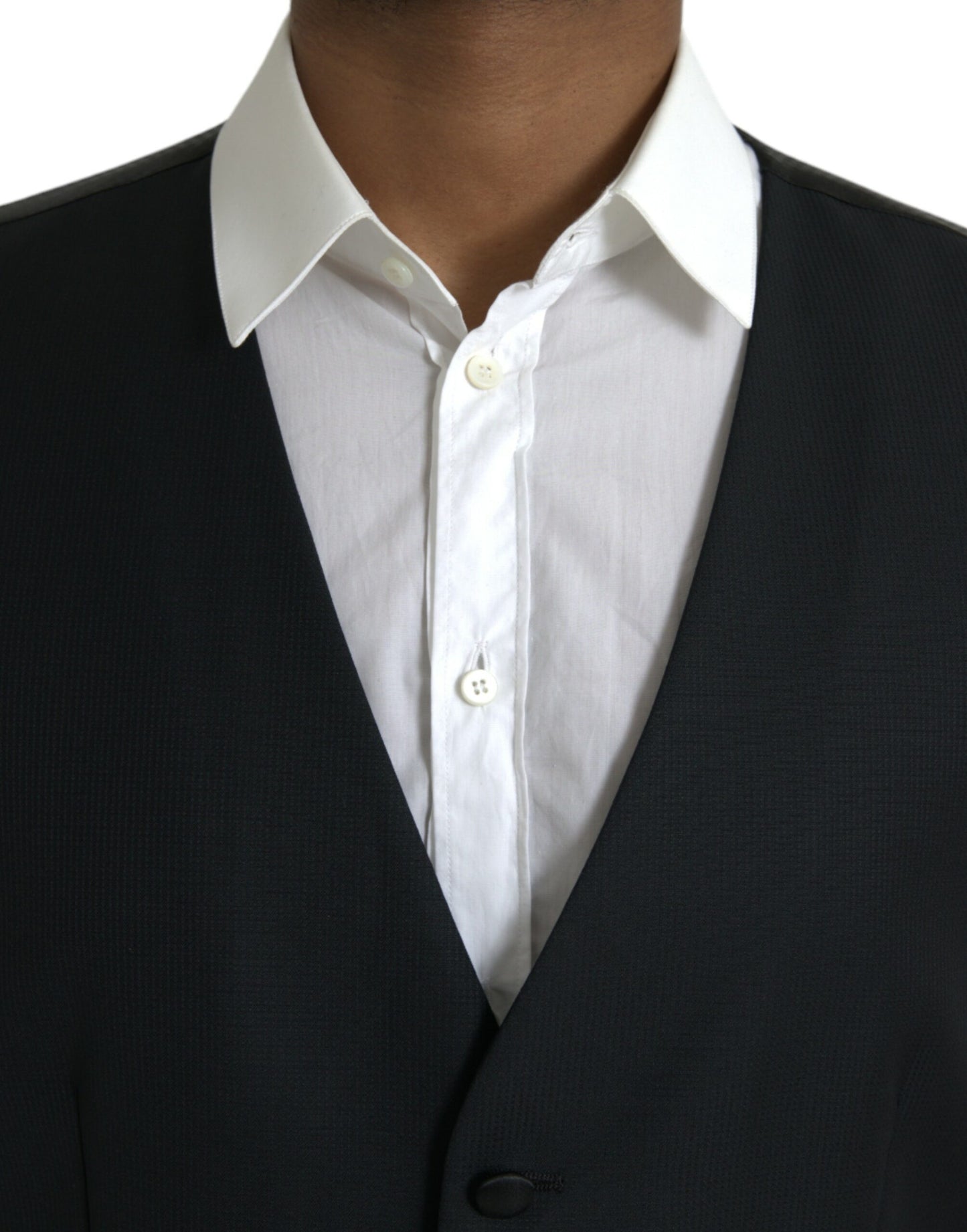 - Black Wool Waistcoat Dress Formal Vest