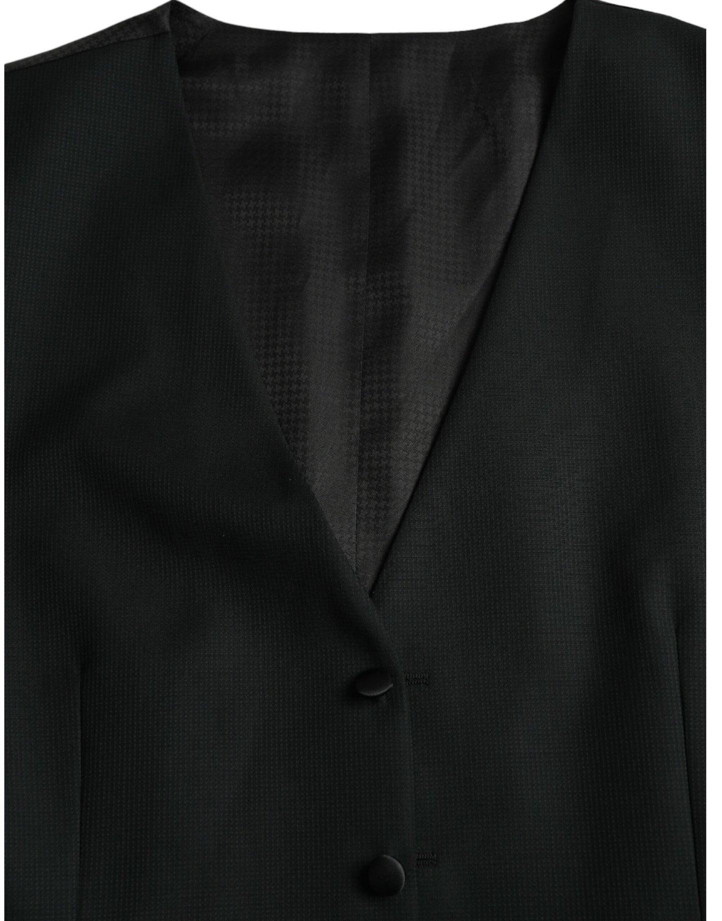 - Black Wool Waistcoat Dress Formal Vest