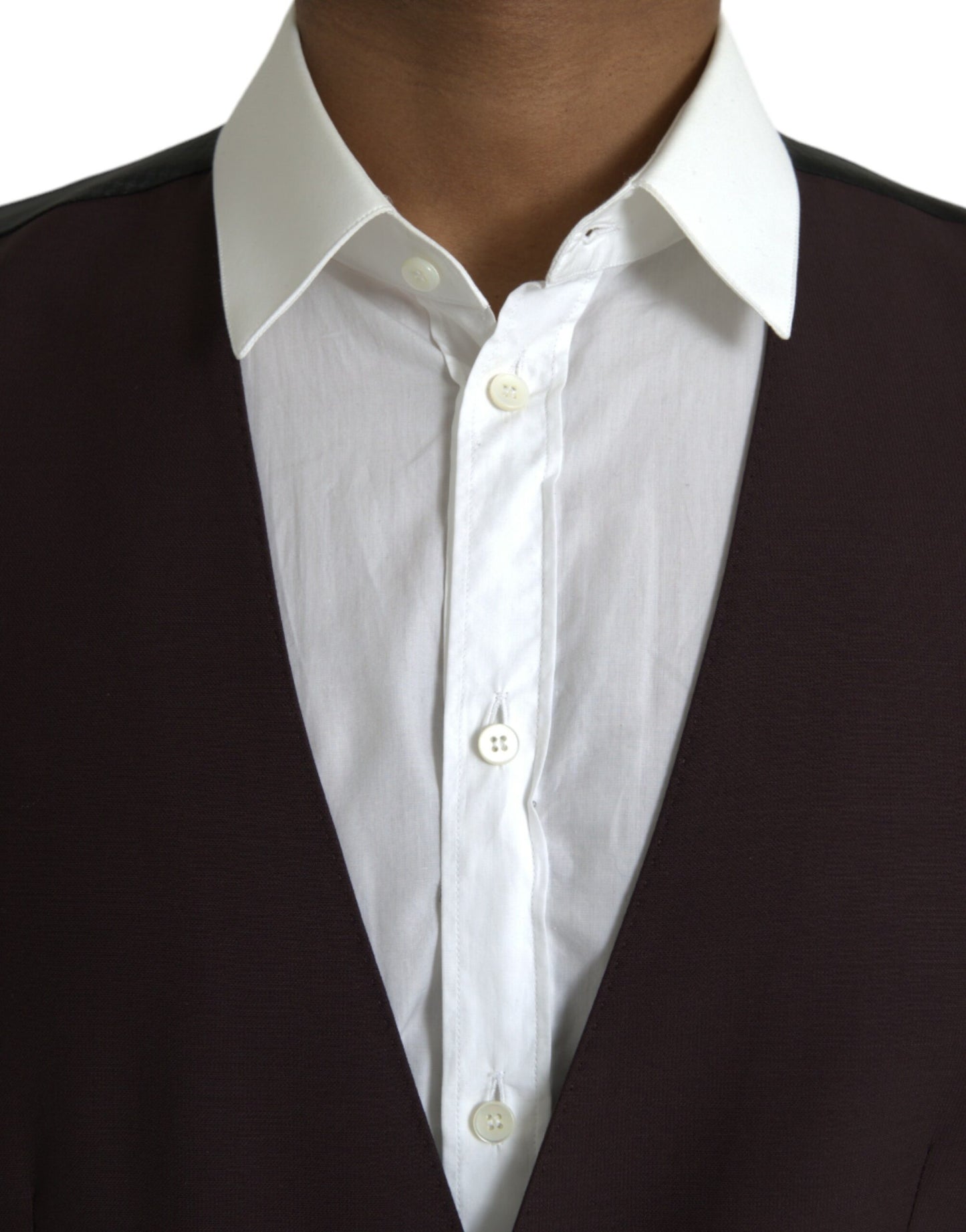 - Brown Wool Waistcoat Dress Formal Vest