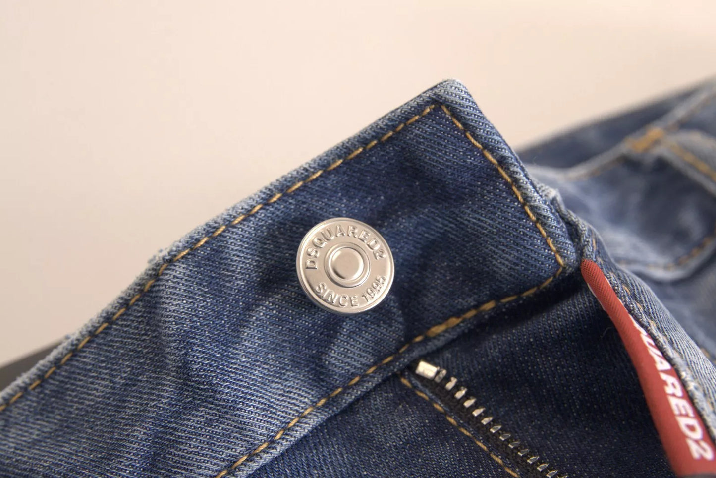 - Blue Mid Waist Cropped Twiggy Denim Jeans