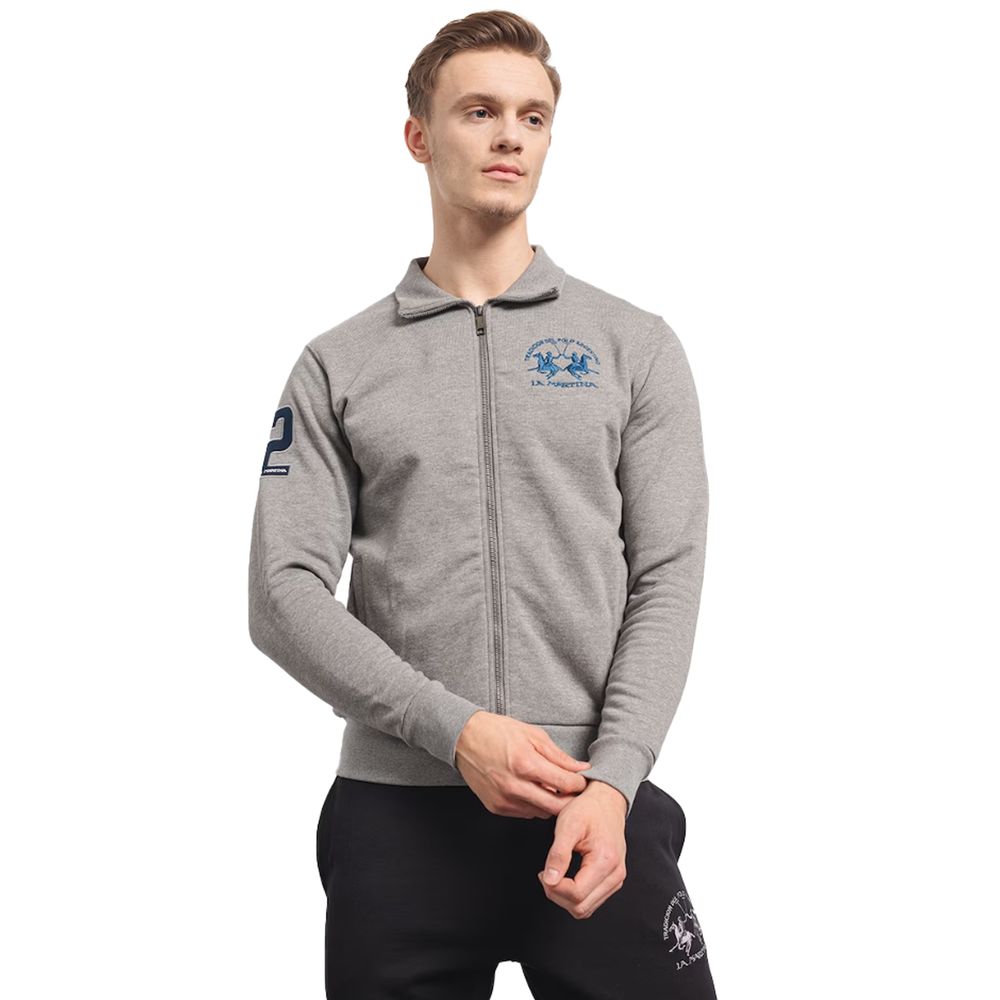 - Gray Cotton Sweater