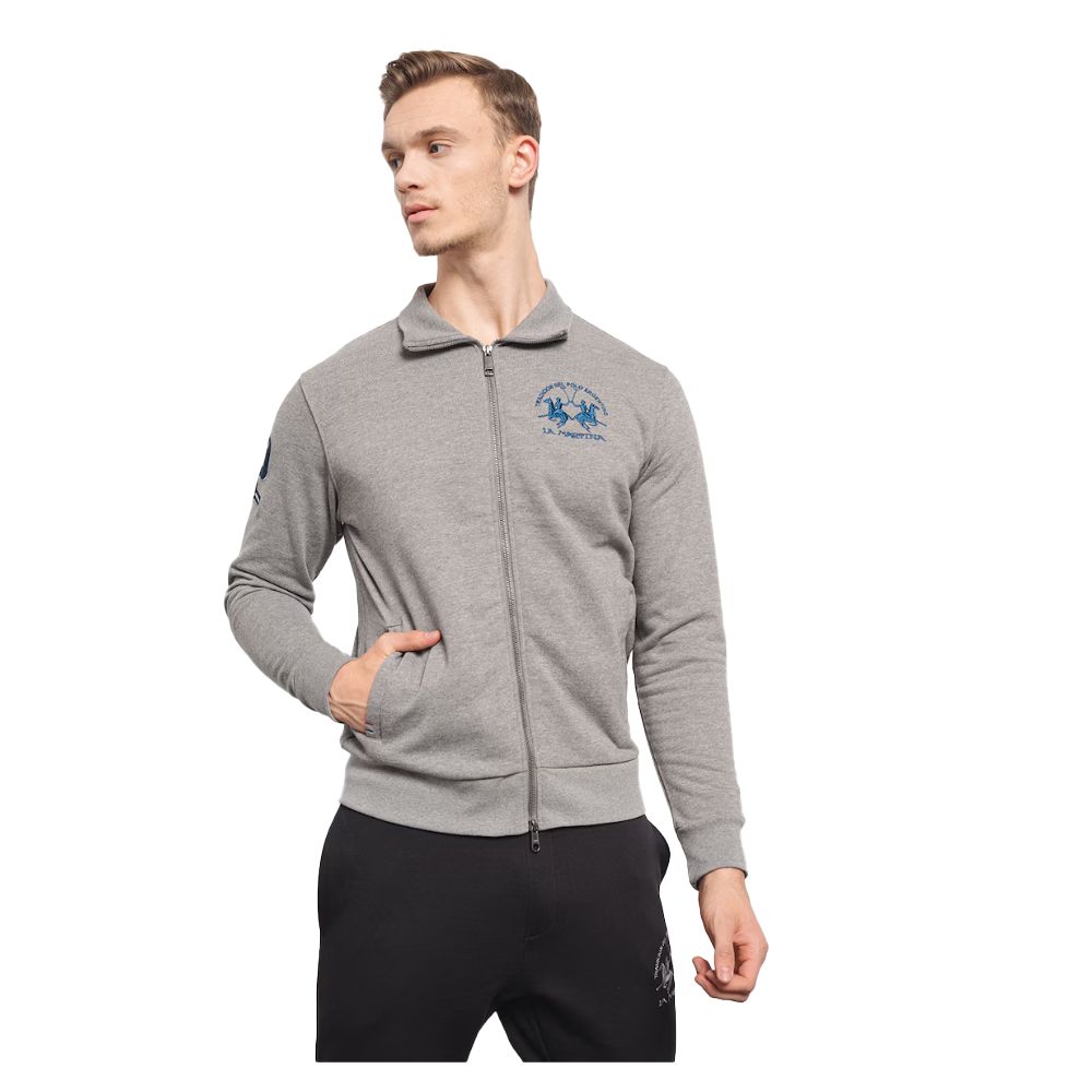- Gray Cotton Sweater