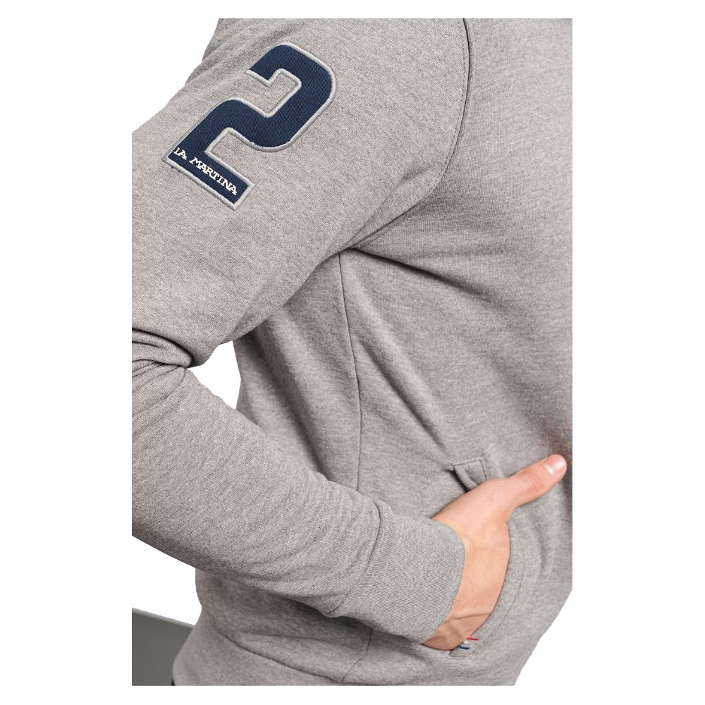- Gray Cotton Sweater