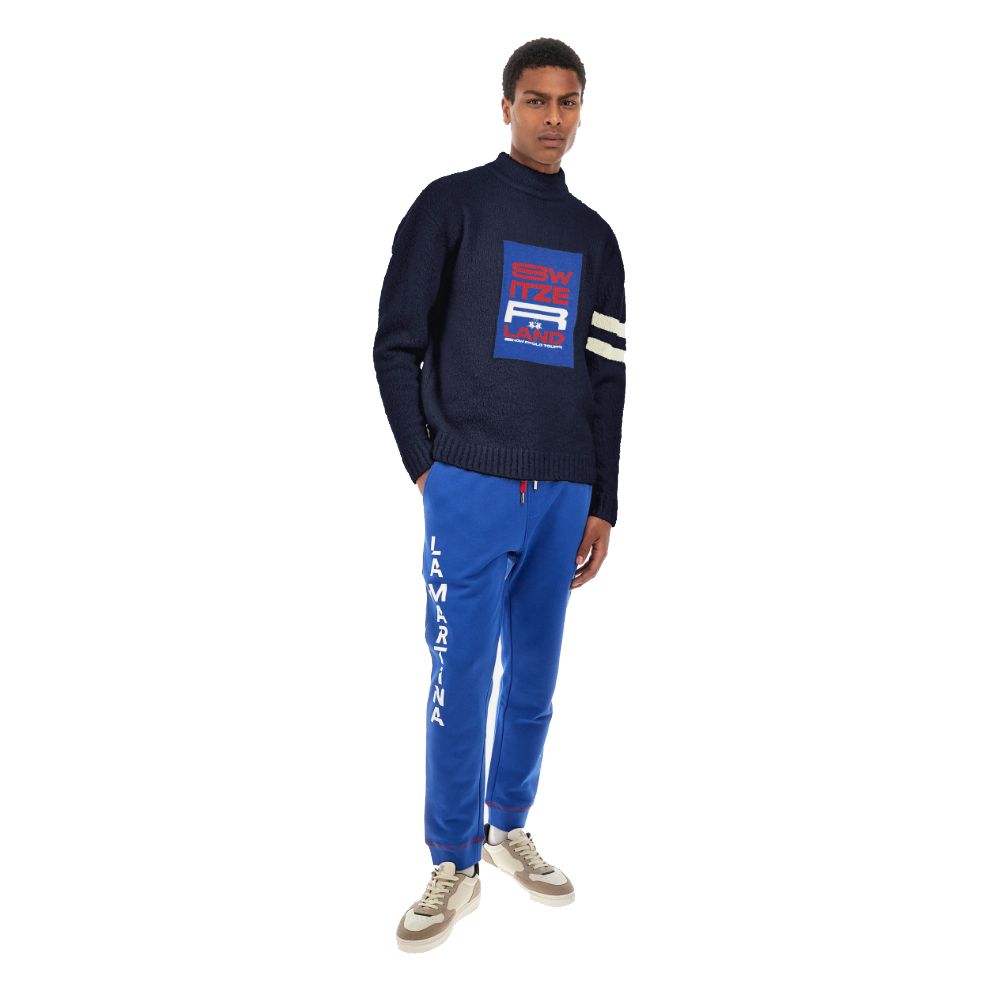 Blue Polyamide Sweater - The Luxe Alliance