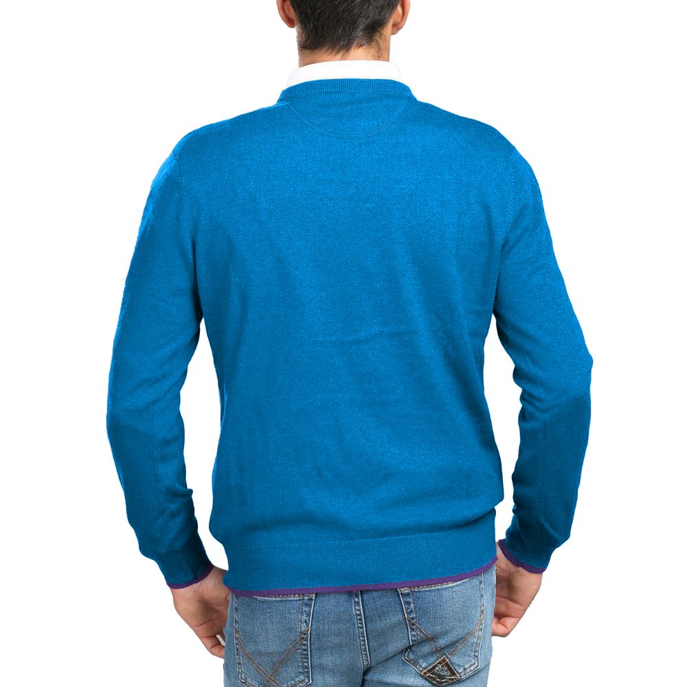 Light Blue Acrylic Sweater - The Luxe Alliance