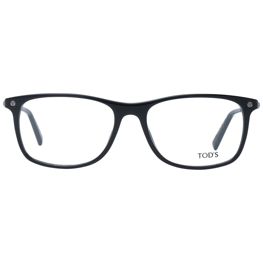 Tod's Men’s Optical Glasses – Black Rectangle Frame, 56mm