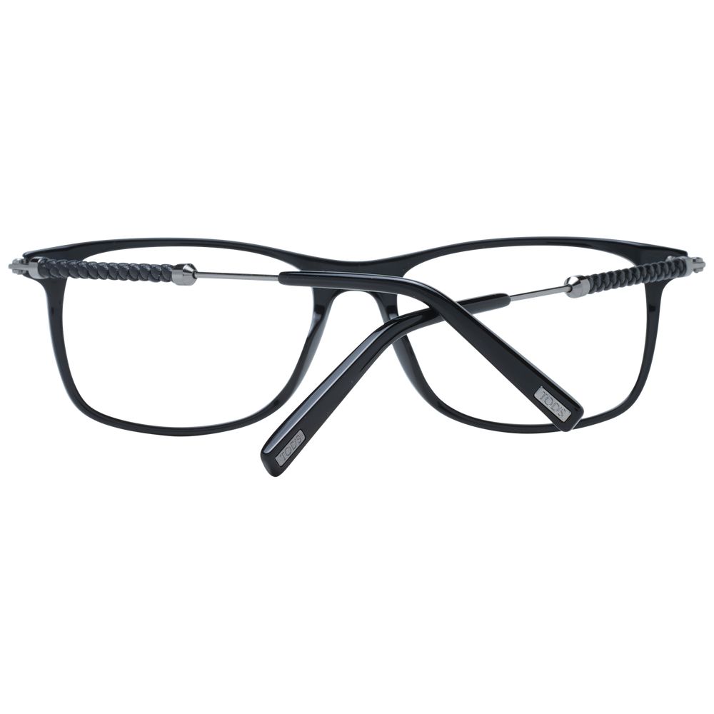 Tod's Men’s Optical Glasses – Black Rectangle Frame, 56mm