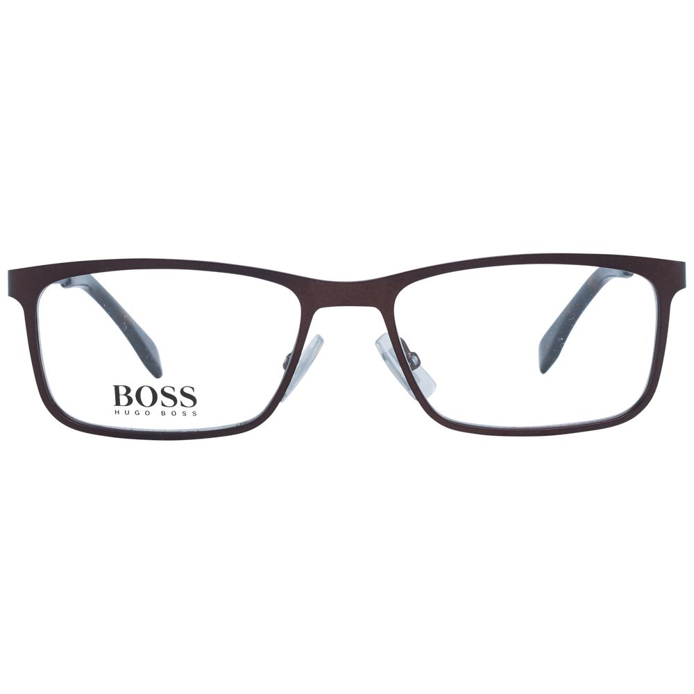 Hugo Boss Men’s Optical Frames – Brown Full-Rim, 53mm