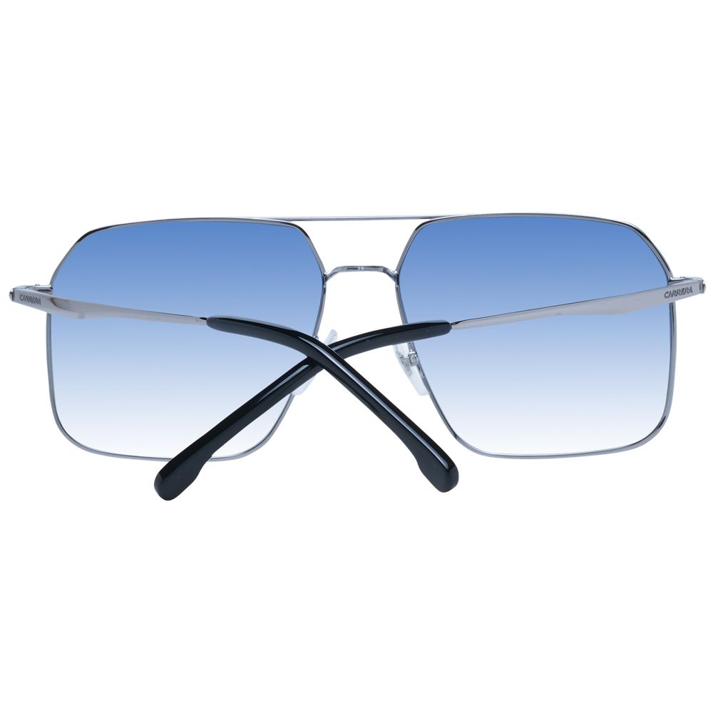 Serengeti Men's Transparent Sunglasses – Chic Rectangle Frame with Orange Lenses