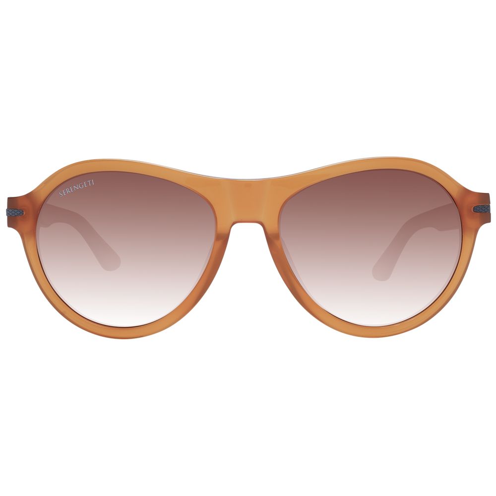 Serengeti Brown Men’s Sunglasses – Stylish Full-Rim Frame with Brown Photochromatic & Polarized Lenses, 56mm