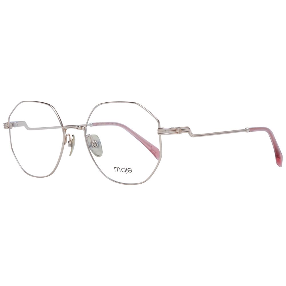 Maje Women’s Optical Frames – Gold Full-Rim, 52mm