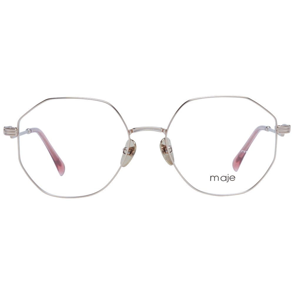 Maje Women’s Optical Frames – Gold Full-Rim, 52mm