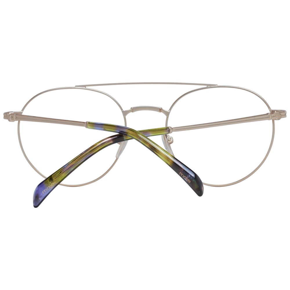 Maje Women's Optical Frames – Gold Full-Rim Aviator