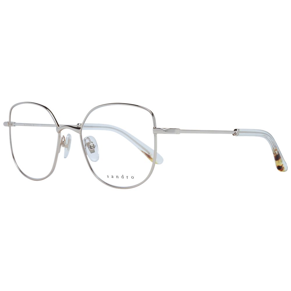 Sandro Silver Women’s Optical Glasses – Square Stainless Steel Frame