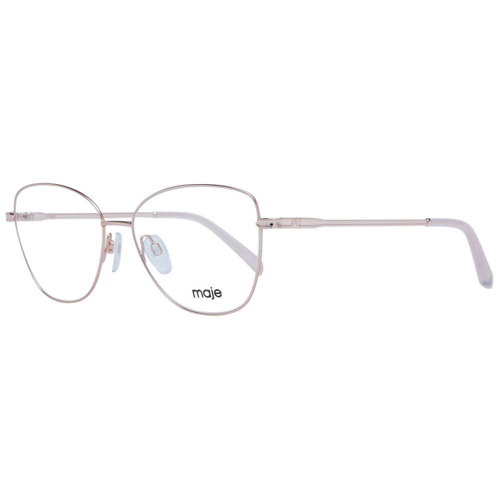 Maje Women’s Optical Glasses – Rose Gold Square Frame, 54mm