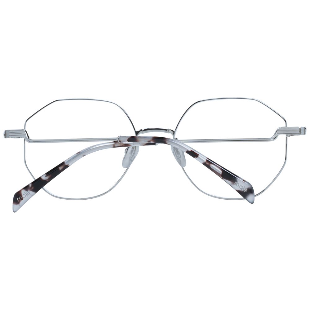 Maje Women’s Optical Glasses – Silver Round Frame, 52mm