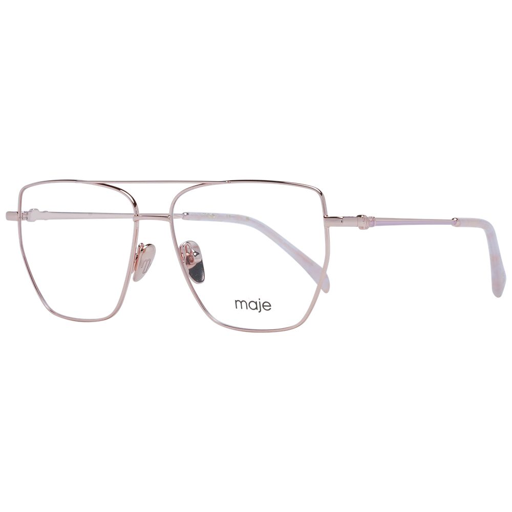 Maje Rose Gold Women’s Optical Glasses – Full-Rim Frame, 53mm