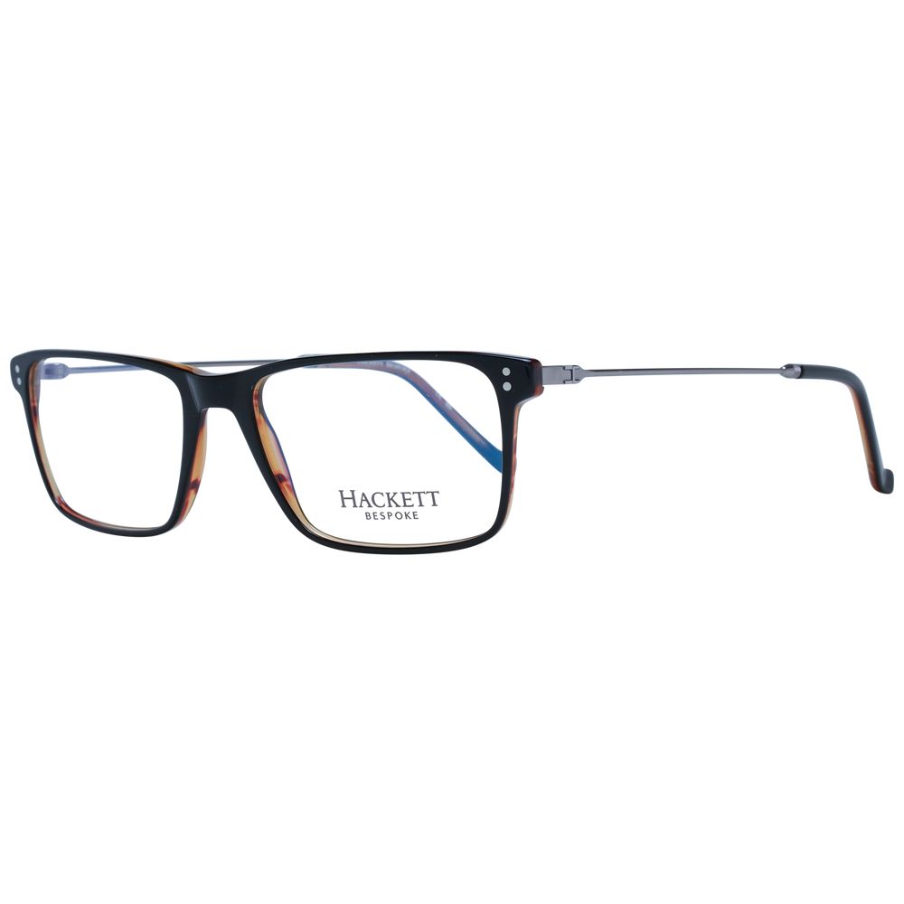 Hackett Black Men’s Optical Frames – Rectangle Full-Rim