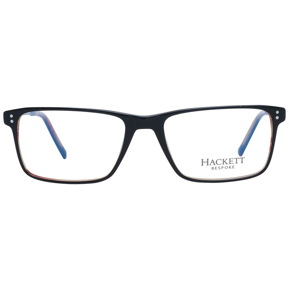 Hackett Black Men’s Optical Frames – Rectangle Full-Rim