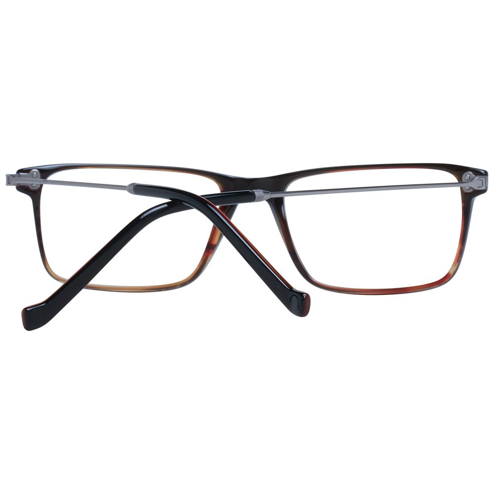 Hackett Black Men’s Optical Frames – Rectangle Full-Rim