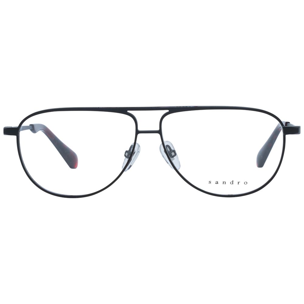 Sandro Men's Optical Glasses – Black Full-Rim Frame, 57mm