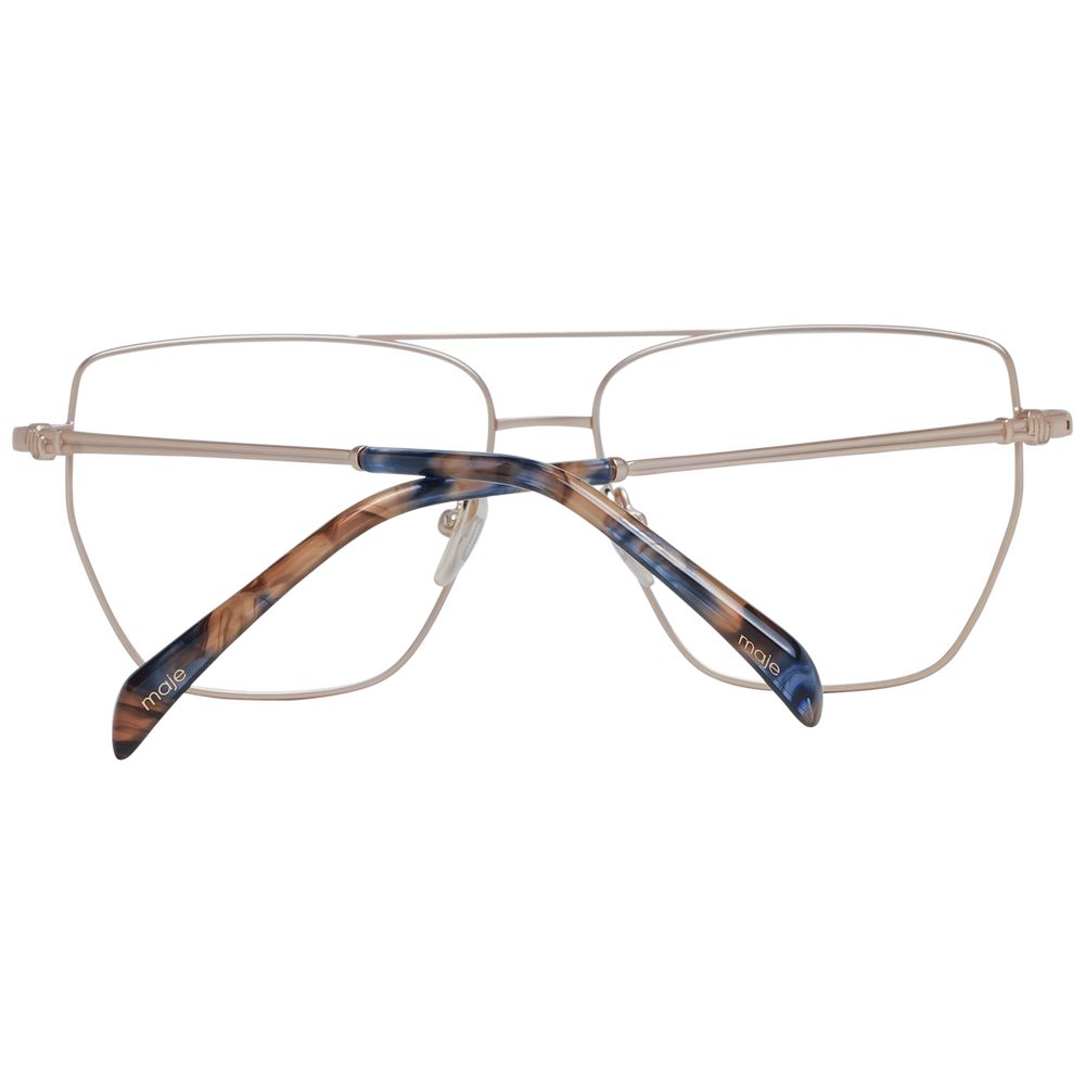 Maje Women’s Optical Glasses – Gold Full-Rim Frame, 53mm