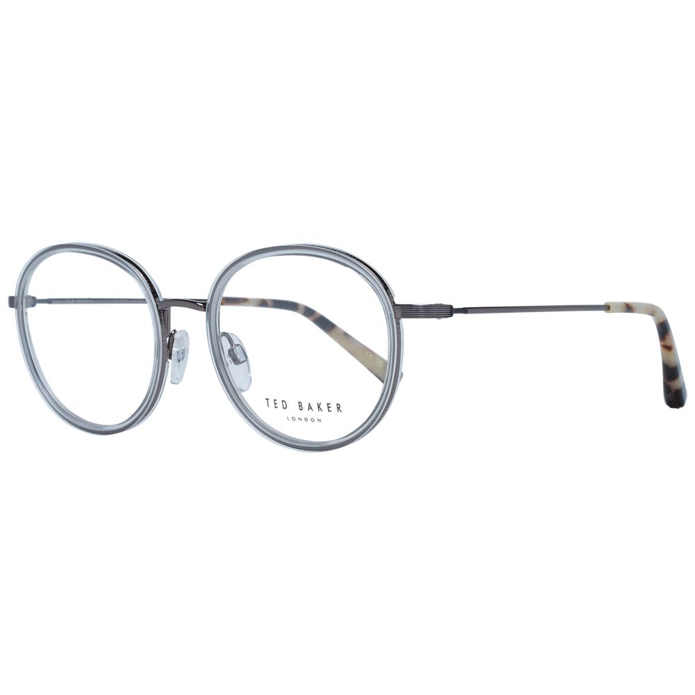 Ted Baker Men's Optical Glasses – Grey Round Frame, 50mm