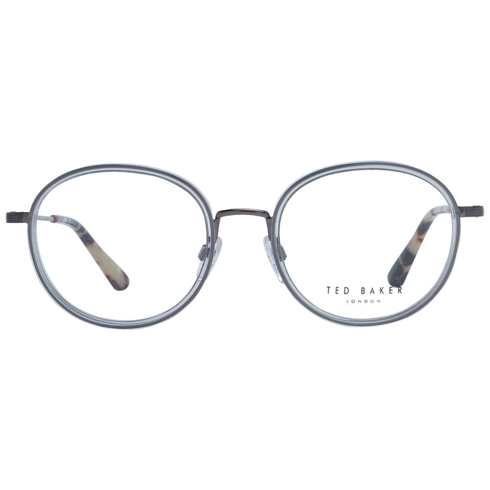 Ted Baker Men's Optical Glasses – Grey Round Frame, 50mm