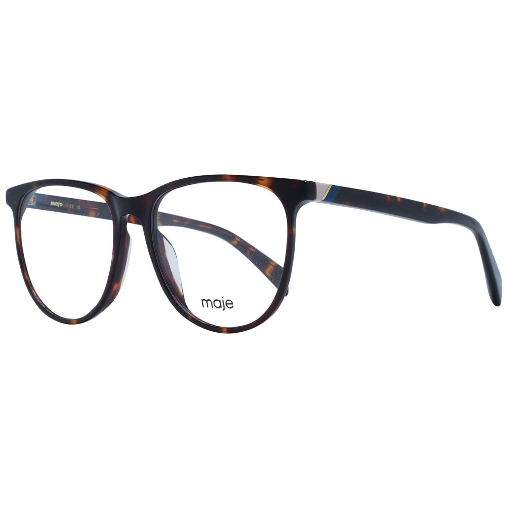 Maje Women’s Optical Frames – Brown Round Full-Rim, 53mm
