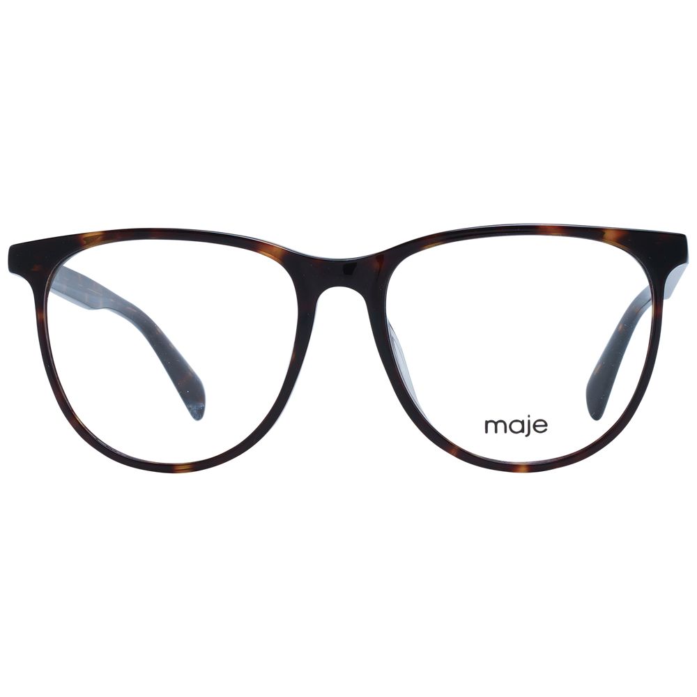 Maje Women’s Optical Frames – Brown Round Full-Rim, 53mm