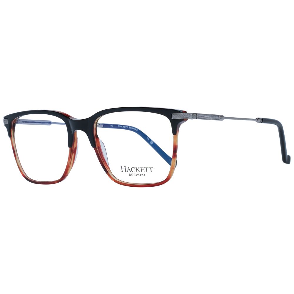 Hackett Brown Men’s Optical Glasses – Square Full-Rim Frame, 53mm