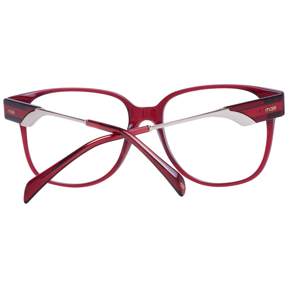 Maje Women’s Optical Glasses – Red Square Frame, 54mm