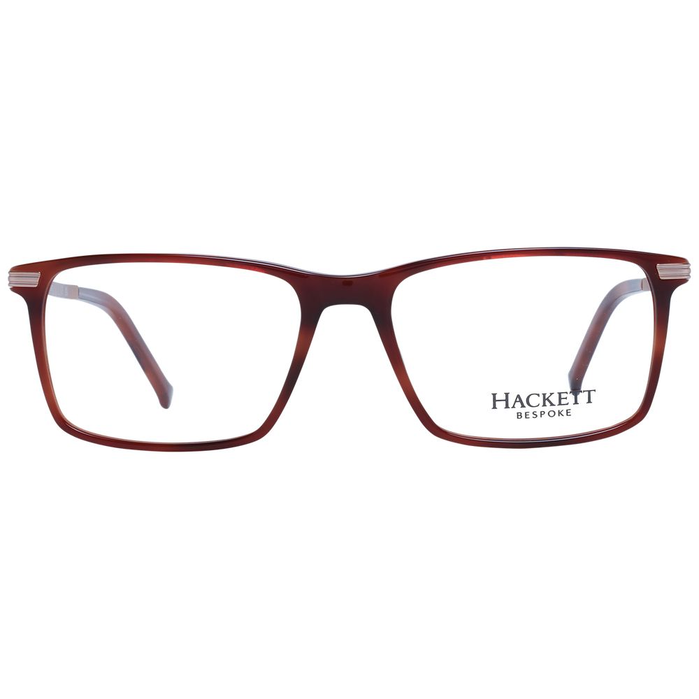 Hackett Brown Men's Optical Frames – Rectangle Full-Rim Design