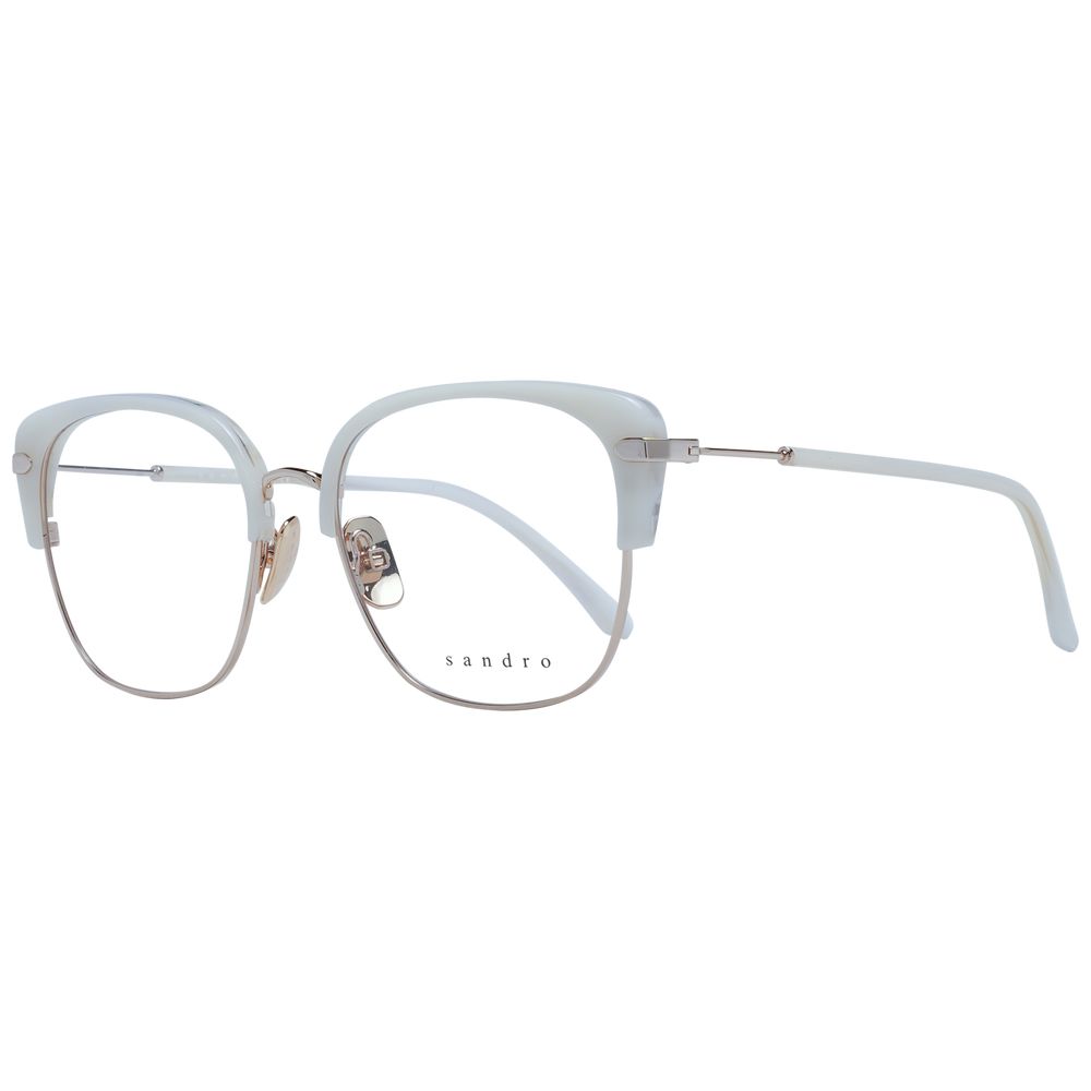 Sandro Women's Optical Glasses – White Full-Rim Frame, 51mm