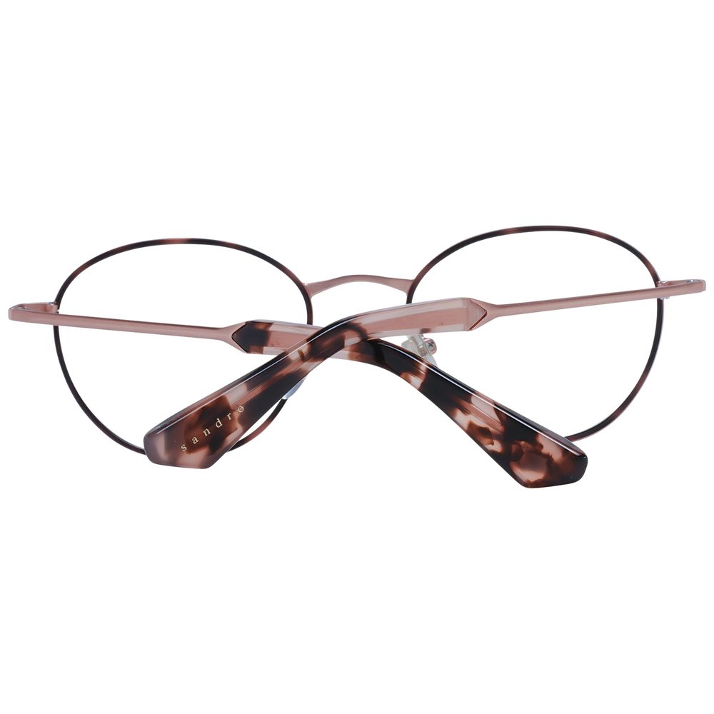 Sandro Brown Women’s Optical Frames – Round Full-Rim Style